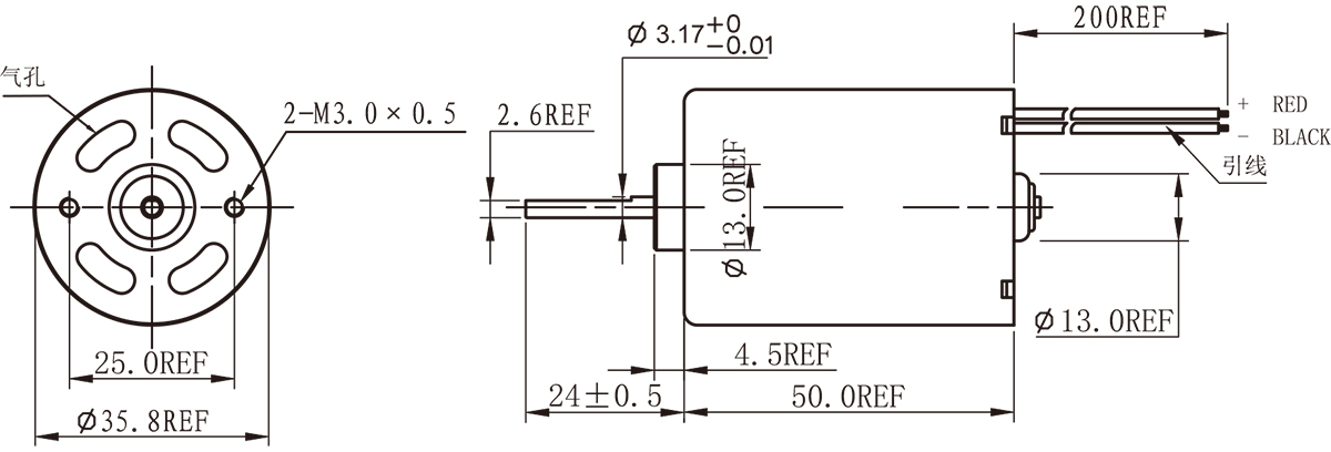 OT-EM3650B3745無刷電機|泵馬達(dá)|充氣泵電機|家用電器電機|劃船器電機-萬至達(dá)電機