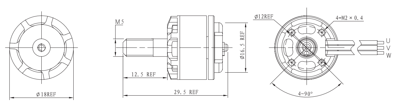 OT-EM1816無人機(jī)電機(jī)|云臺電機(jī)|航模電機(jī)|無刷電機(jī)-萬至達(dá)電機(jī)