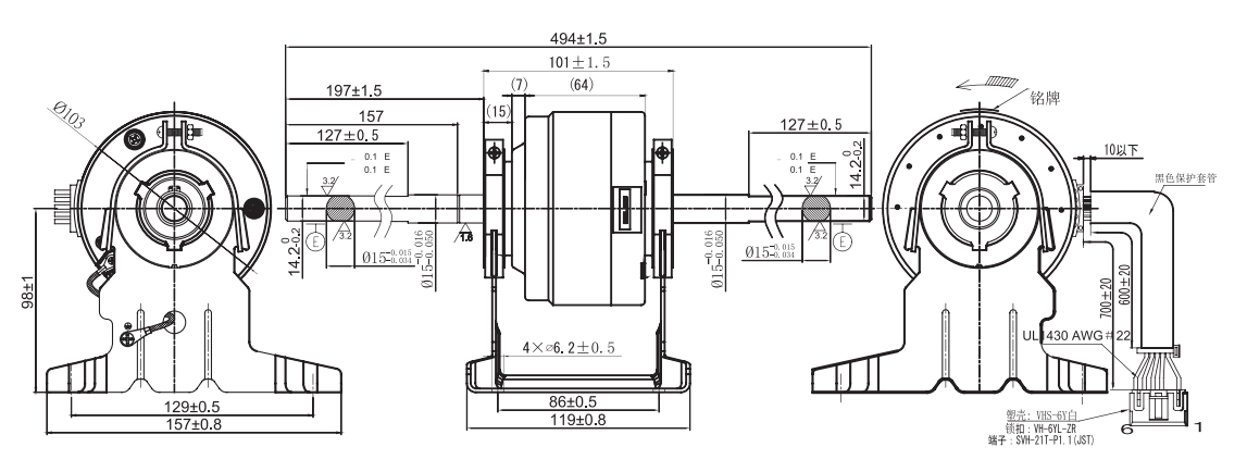 OT-PDS無刷電機|空調(diào)電機|風(fēng)管機電機|風(fēng)機馬達-萬至達電機