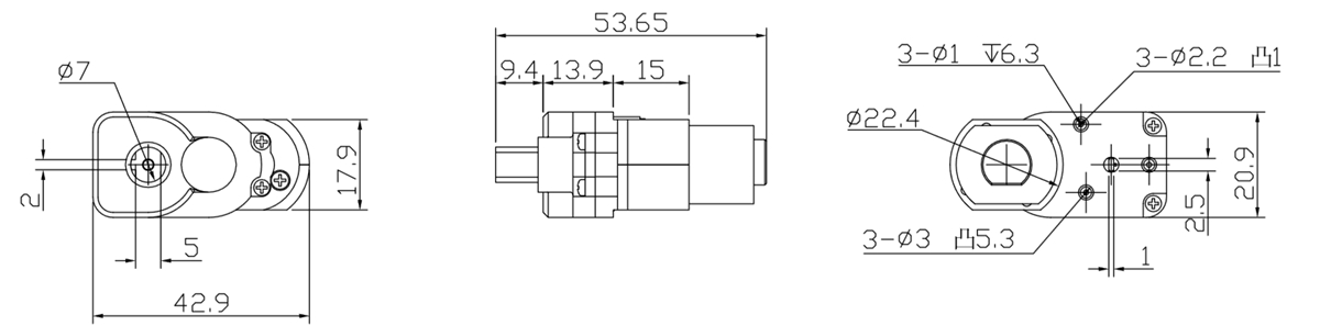 OT-M05機(jī)器人減速電機(jī)|玩具電動(dòng)機(jī)|機(jī)器人關(guān)節(jié)馬達(dá)|微型減速電機(jī)|減速電機(jī)-萬至達(dá)電機(jī)