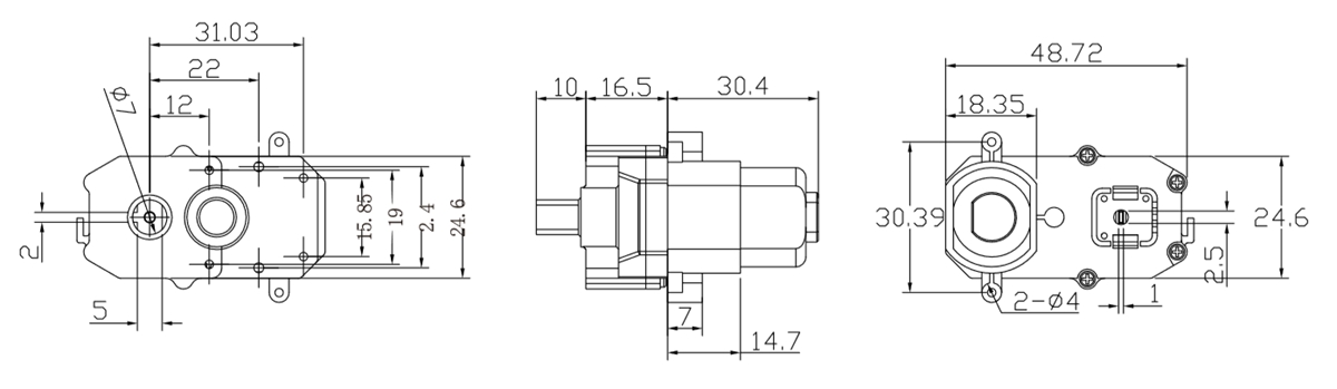 OT-M02/08機器人減速電機|機器人減速機|玩具馬達-萬至達電機