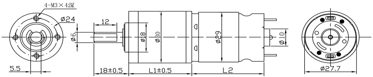OT-28GP智能鎖減速電機(jī)|門鎖電動(dòng)馬達(dá)|減速電機(jī)|行星齒輪箱-萬至達(dá)電機(jī)