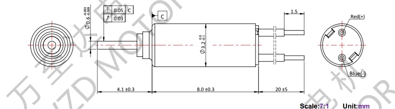 OT-CM0308空心杯電機-萬至達電機