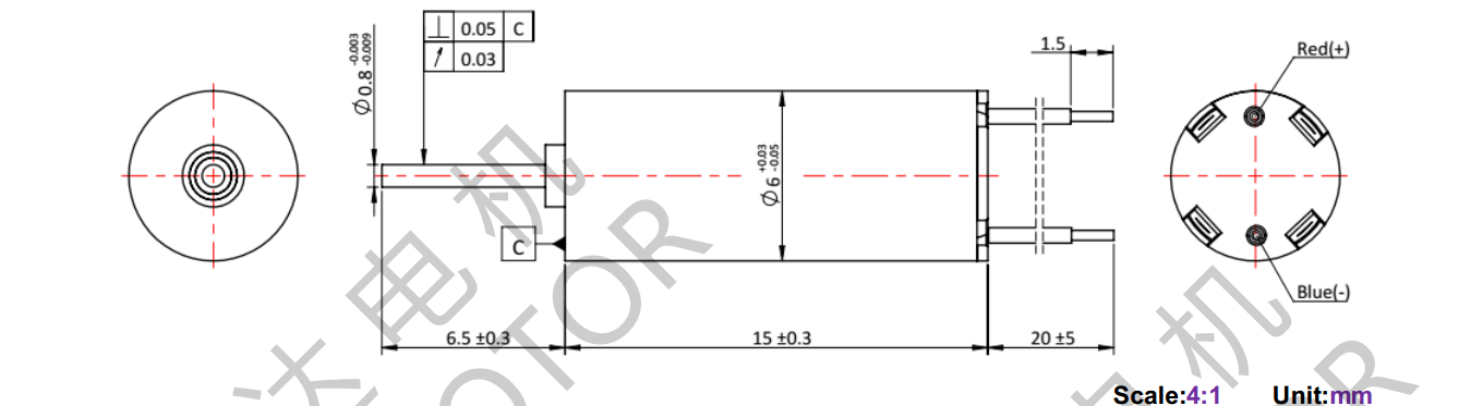 OT-CM0615空心杯電機(jī)-萬至達(dá)電機(jī)