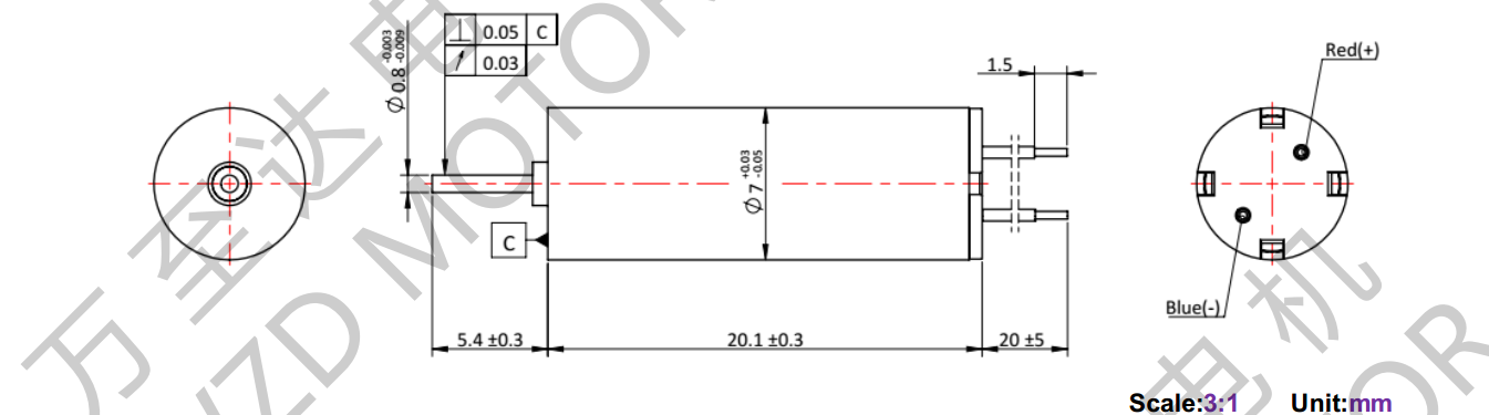 OT-CM0720空心杯電機(jī)-萬(wàn)至達(dá)電機(jī)