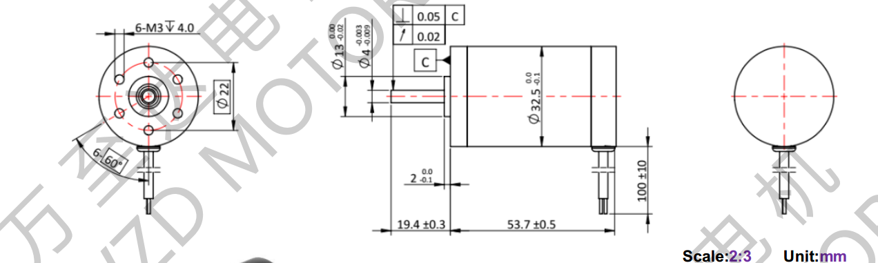 OT-CM3254空心杯電機-萬至達電機