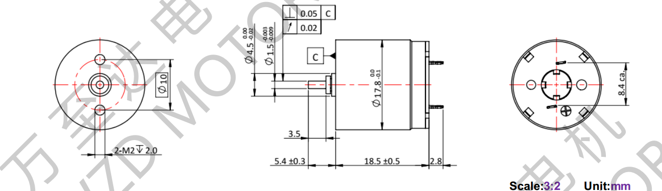 OT-CM1718空心杯電機(jī)-萬(wàn)至達(dá)電機(jī)