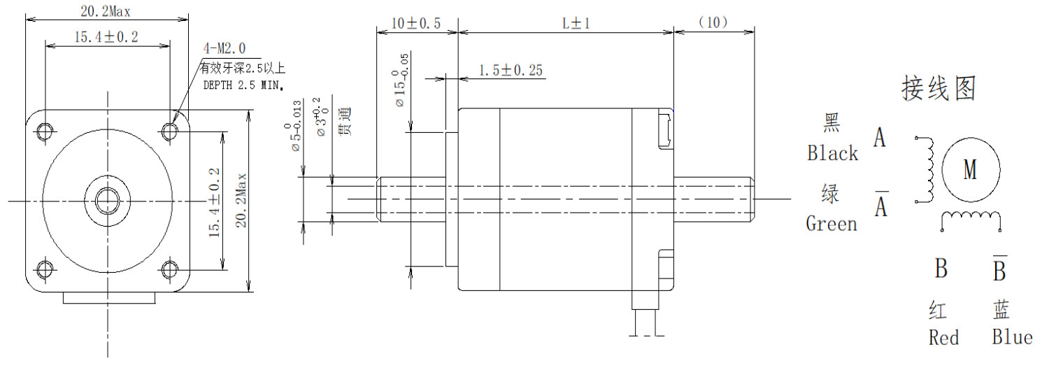 20系列空心軸電機結(jié)構(gòu)