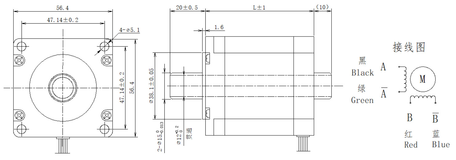 57系列空心軸電機結(jié)構(gòu)